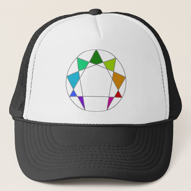 Enneagram Truckerkappe (Vorderseite)