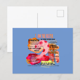 Enneagramm Typ 2 - Ich bin der Helfer Postkarte