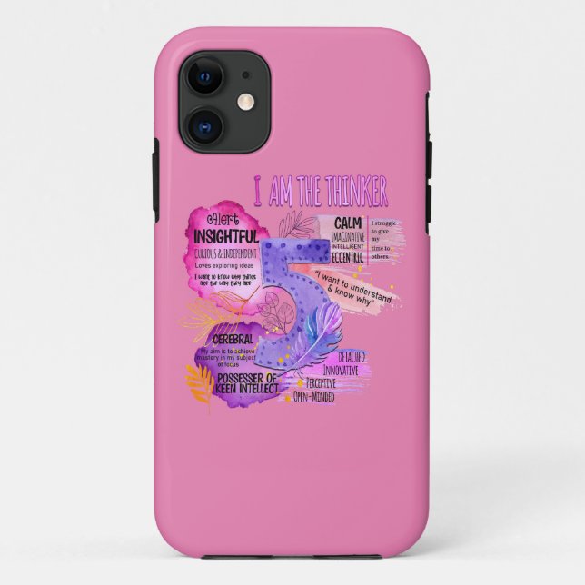 Enneagramm Typ 5 - Ich bin der Denker Case-Mate iPhone Hülle (Rückseite)