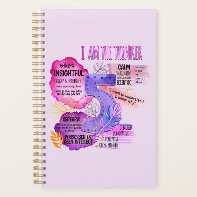 Enneagramm Typ 5 - Ich bin der Denker Planer (Vorderseite)