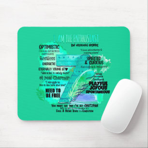 Enneagramm Typ 7 - Ich bin der Enthusiast Mousepad