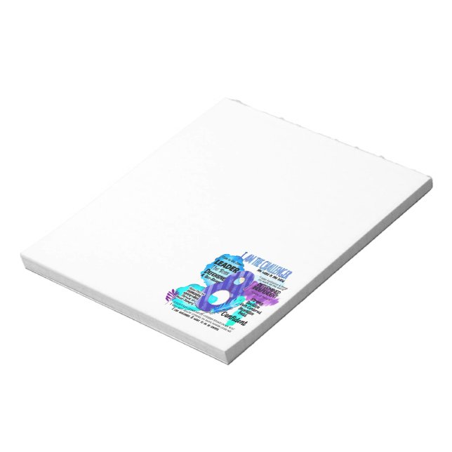 Enneagramm Typ 8 - Ich bin der Challenger Notizblock (Rotiert)