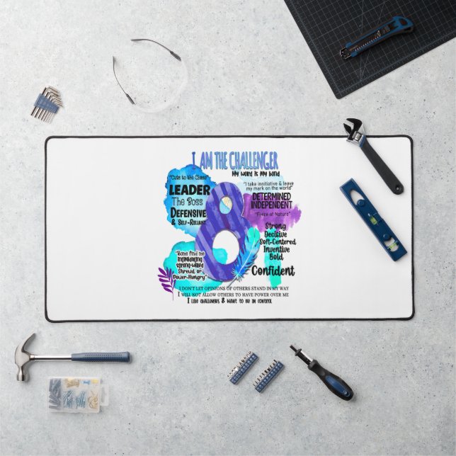 Enneagramm Typ 8 - Ich bin der Challenger Schreibtischunterlage (Arbeitsplatz)