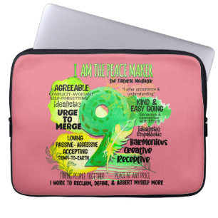 Enneagramm Typ 9 - Ich bin der Friedensstifter Laptopschutzhülle