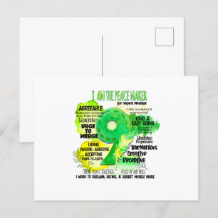 Enneagramm Typ 9 - Ich bin der Friedensstifter Postkarte