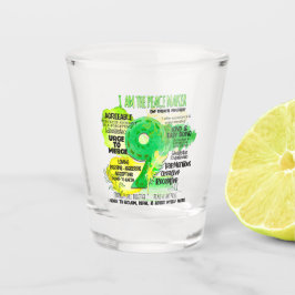 Enneagramm Typ 9 - Ich bin der Friedensstifter Schnapsglas