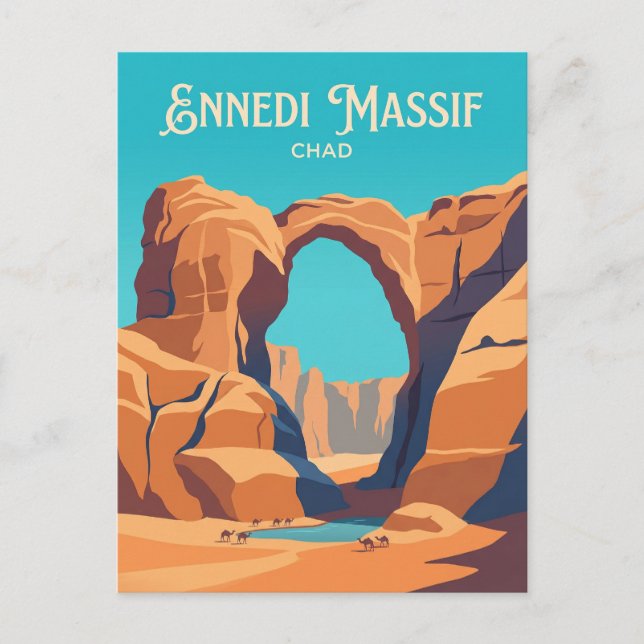 Ennedi-Massiv Tschad Postkarte (Vorderseite)