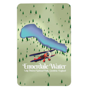 Ennerdale Water, Lake District Reiseplakat Magnet