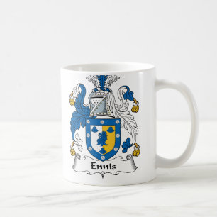 Ennis Familienwappen Kaffeetasse