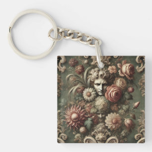 Ennui Elegance - Gotisches Barockmuster Schlüsselanhänger