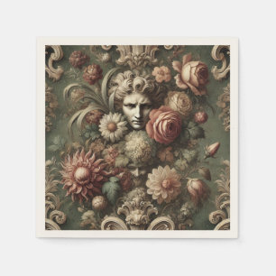 Ennui Elegance - Gotisches Barockmuster Serviette
