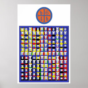 Enochian Wasser-Tablette Poster