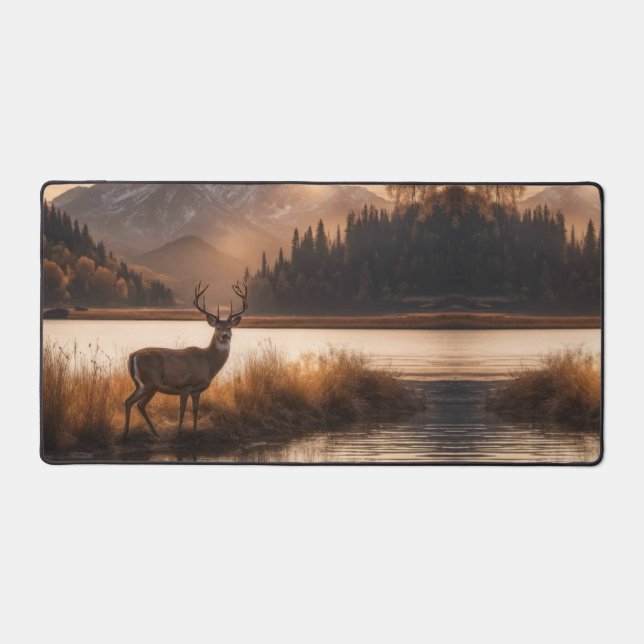 Énorme cerf à cheval sur le lac Mountain (Recto)
