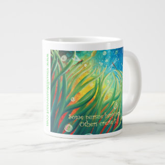 ENORME Kaffee-Tasse!  Libelle, Gras, Zitat Jumbo-Tasse
