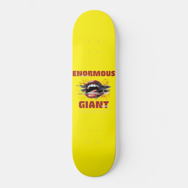 Enorme Riesendecke: Sprich die Wahrheit Skateboard (Vorderseite)