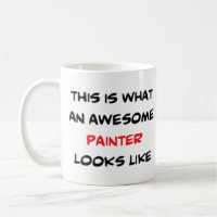 énorme tasse de café peintre