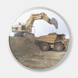 Enormer Bagger/Kipper Magnet