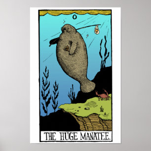 Enormes Manatisplakat Poster