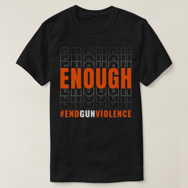 Enough End Gun Gewalt Premium T-Shirt (Design vorne)
