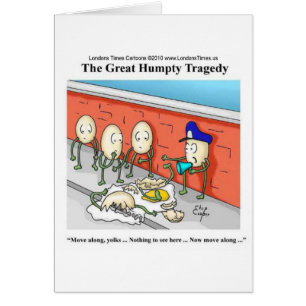 Enquête de police Humpty Dumpty Cadeaux drôles