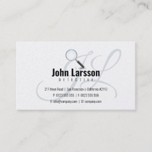 Enquêteur privé   Carte de visite inspecteur