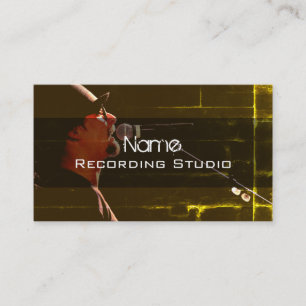 Enregistrement du Carte de visite Studio