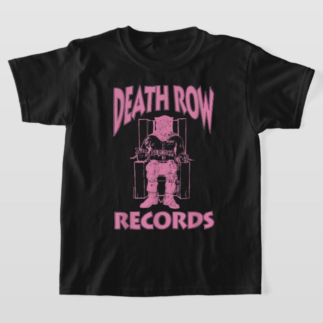 Enregistrements de ligne de mort Logo rose T-Shirt (Poser)