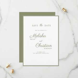 Enregistrer la carte Date pour un mariage.
