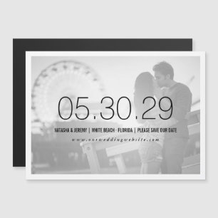 Enregistrer la carte Magnet de photo de date sans 