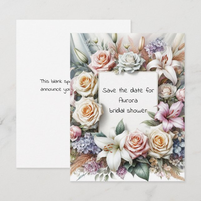 Enregistrer la carte Note Plat Date (Devant / Derrière)