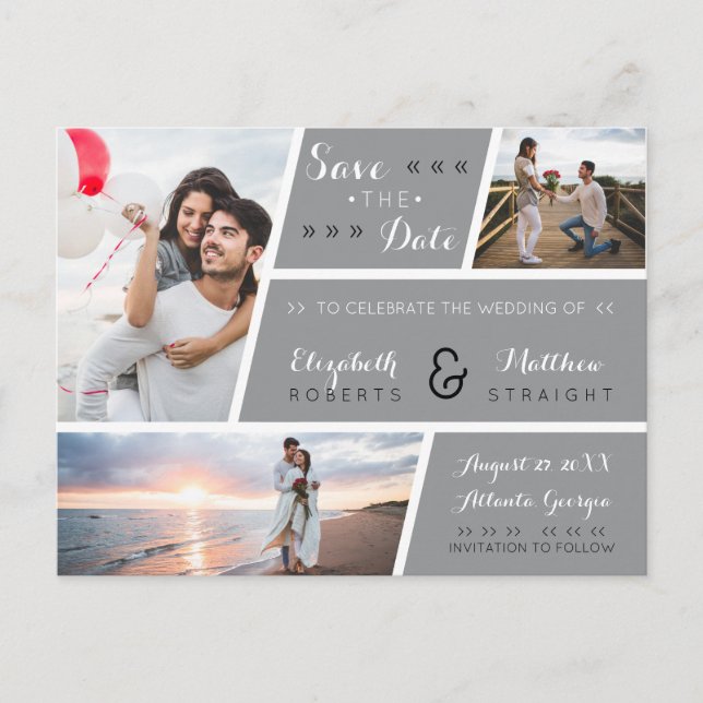 Enregistrer La Carte Postale Date Annonce (Devant)