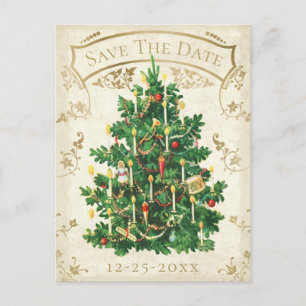 Enregistrer La Carte Postale Date Vintage Christma