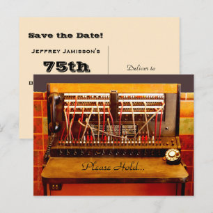 Enregistrer la date 75e anniversaire Invitation de