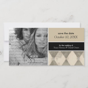 Enregistrer la date Annonces du Carte photo {Beige
