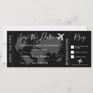 Enregistrer la date carte d'embarquement carte du