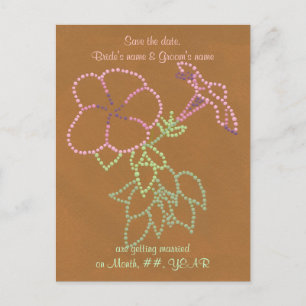 Enregistrer la date de mariage cartes postales, Mo