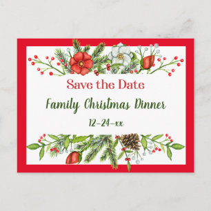 Enregistrer la date Famille Invitation de dîner de