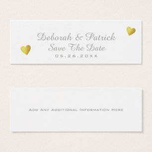 enregistrer la date insert-card . mariage blanc