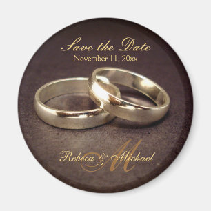 Enregistrer la date - Magnets de la Bande Mariage 
