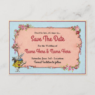 Enregistrer la date Mariage Wonderland Invitation