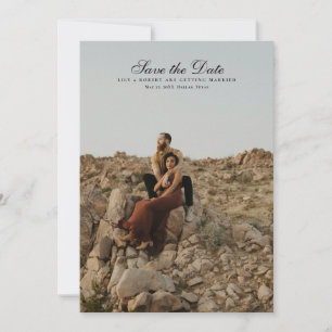Enregistrer la date Modern Romantic Photo Carte