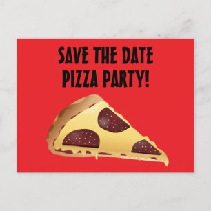 ENREGISTRER LA DATE PIZZA PARTITE INVITATIONS Cart