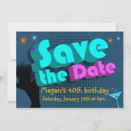 Enregistrer la date Retour aux 80s Invitation du p