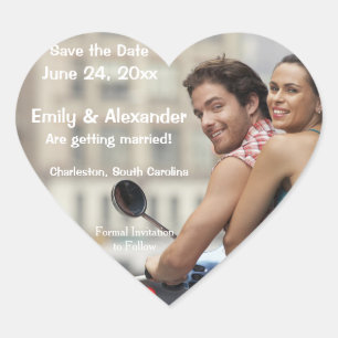 Enregistrer la date Sticker photo Mariage personna