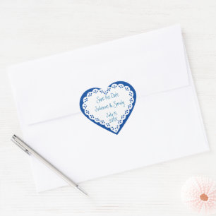 Enregistrer la Personnaliser de date Sticker Coeur