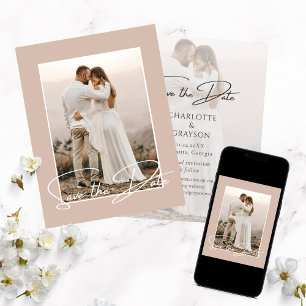 Enregistrer la photo de date Faire-part Mariage él