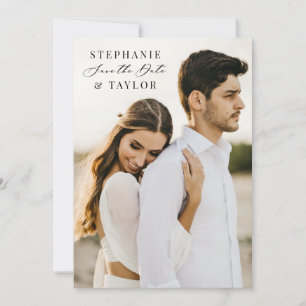 Enregistrer le Faire-part Mariage Boho Carte photo