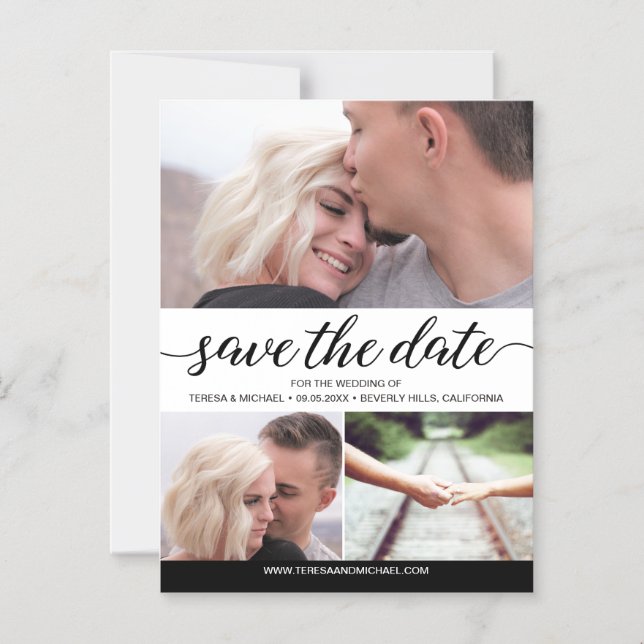 Enregistrer le Faire-part Mariage de date simple (Recto)
