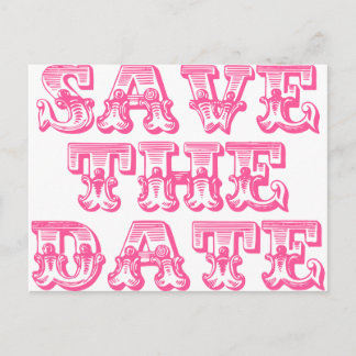 Enregistrer les cartes postales Date en rose chaud