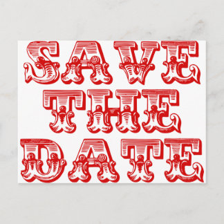 Enregistrer les cartes postales de date en rouge